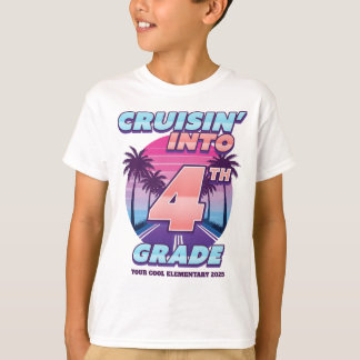 Cruisin’ Back to School 4th Grade T-Shirt