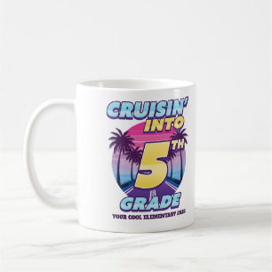 Cruisin’ Back to School 5th Grade Coffee Mug