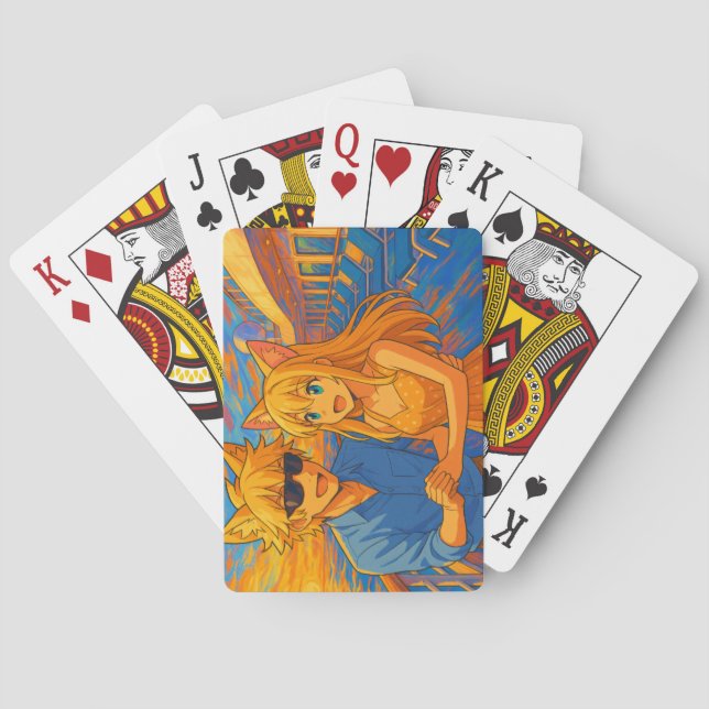 Cruisin Couple Playing Cards (Back)