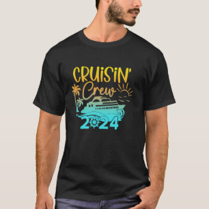 Cruisin Crew 2024 Family Vacation Matching Family T-Shirt