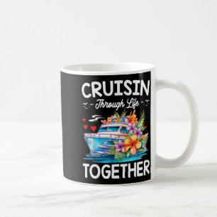 Cruisin' Through Life Together Couples Design Coffee Mug