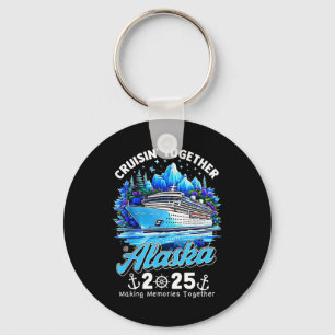 Cruisin' Together Alaska 2025 Alaska Cruise Family Keychain