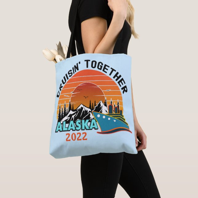 Cruisin Together Alaska Travel Vacation  Tote Bag (Close Up)