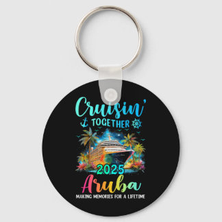 Cruisin' Together Aru 2025 Family Cruise Vacation  Keychain