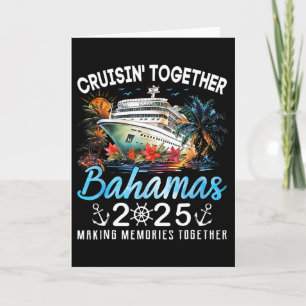 Cruisin' Together Bahamas 2025 Cruise Beach Summer Card