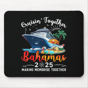 Cruisin Together Bahamas Vacation Beach 2025 Memor Mouse Pad