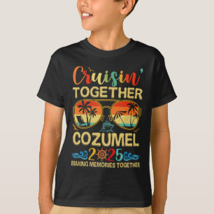 Cruisin Together Cozumel 2025 Matching Group Vacat T-Shirt