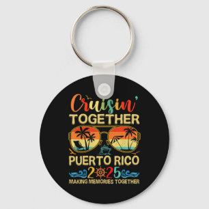 Cruisin Together Puerto Rico 2025 Matching Group V Keychain