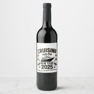 Cruising 2025 Making Memories Together Family Wine Label