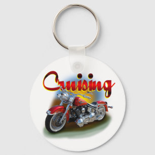Cruising bike keychain