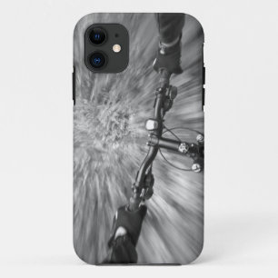 Cruising down a buff section of singletrack iPhone 11 case