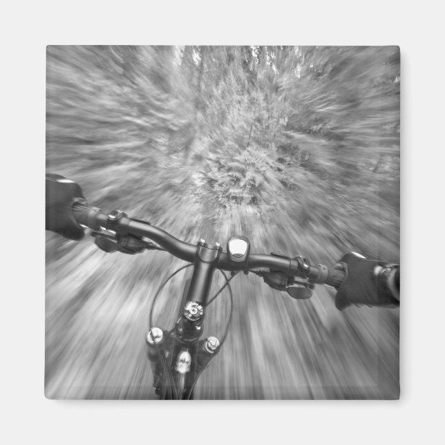 Cruising down a buff section of singletrack magnet (Front)