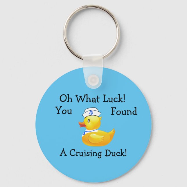 Cruising Duck  Keychain (Front)