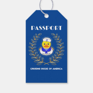 Cruising Duck Passport Tags