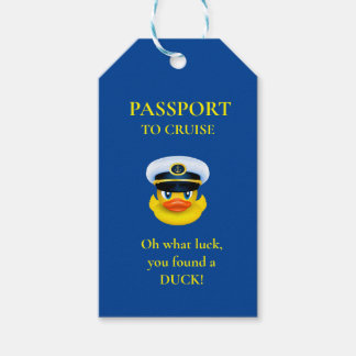 Cruising Duck Tag-Perfect for the great duck hunt! Gift Tags