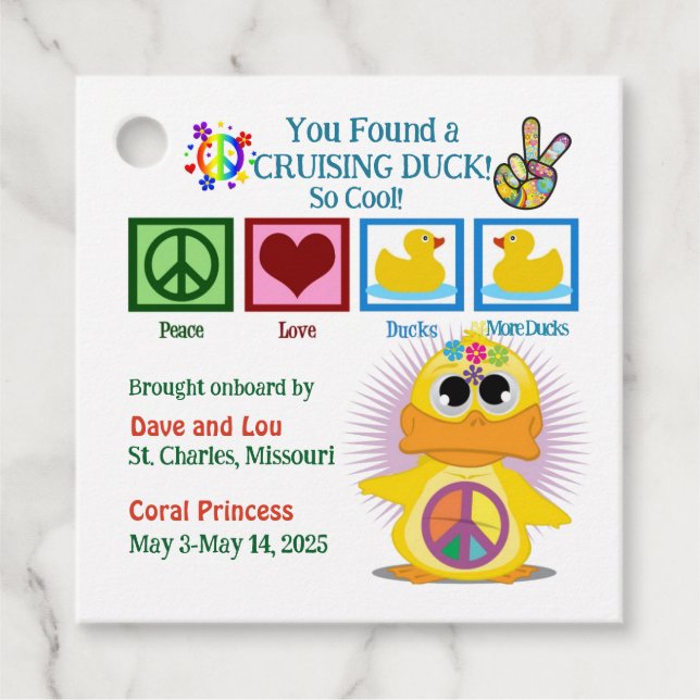 Cruising Duck Tags (Front)