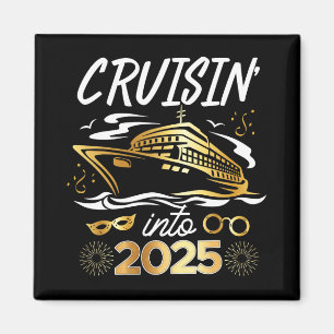 Cruising Into 2025 New Years Eve Cruise Vacation M Magnet