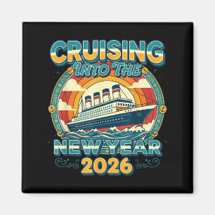 Cruising Into 2026 New Year Eve Celebration Family Magnet