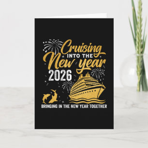Cruising Into 2026 New Year Matching Family Cruise Card