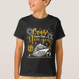 Cruising Into 2026 New Year Matching Family Cruise T-Shirt