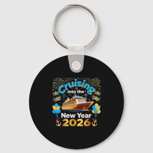 Cruising Into 2026 New Year’s Eve Cruise Vacation  Keychain