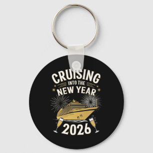 Cruising Into 2026 New Years Eve Cruise Vacation M Keychain