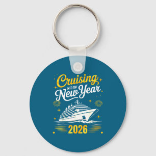 Cruising Into 2026 New Years Eve Matching Family C Keychain
