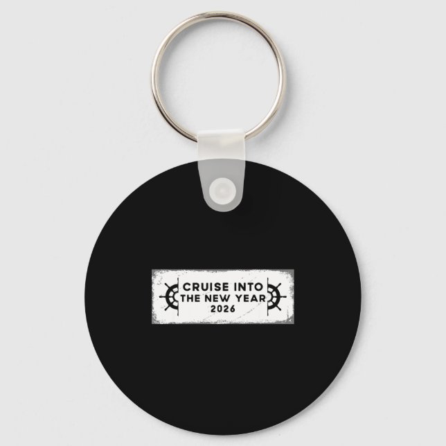 Cruising Into 2026 New Years Eve Party Favors Fami Keychain (Front)