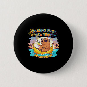 Cruising Into 2026 New Years Eve Party Matching Fa 2 Inch Round Button
