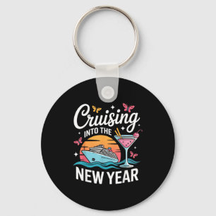 Cruising Into 2026 New Years Eve Party Matching Fa Keychain