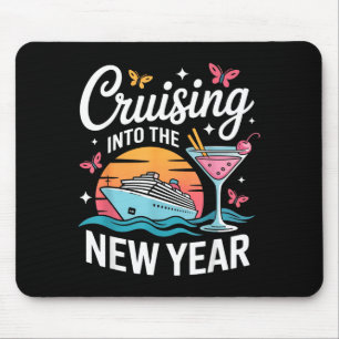 Cruising Into 2026 New Years Eve Party Matching Fa Mouse Pad