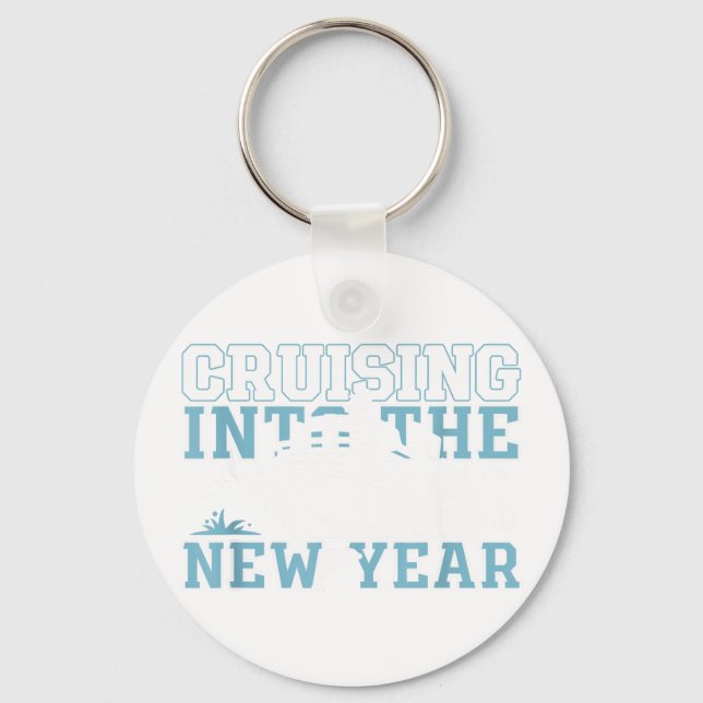 Cruising Into 2026 The New Year Eve Party Family T Keychain (Front)