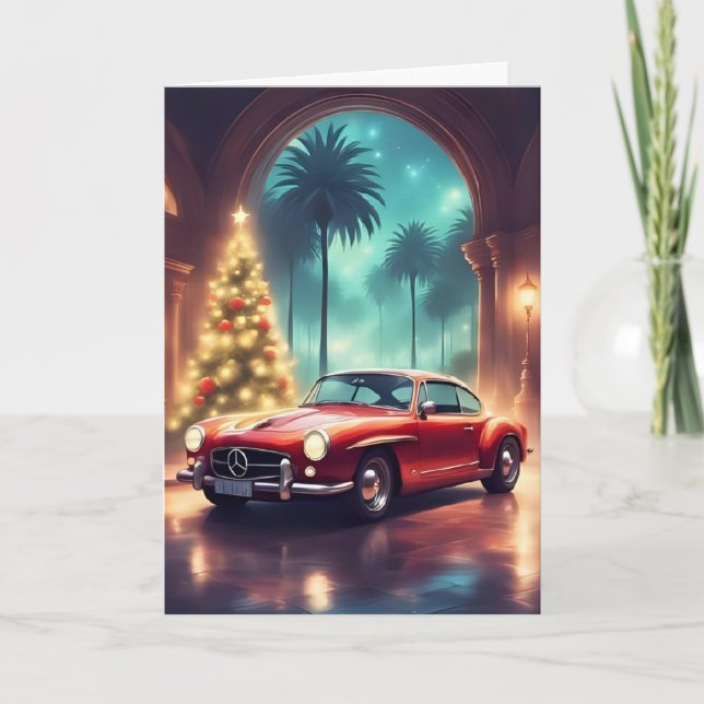 Cruising Into Christmas Card (Front)