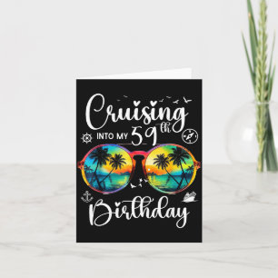 Cruising Into My 59th Birthday Trip Vacation Cruis Card