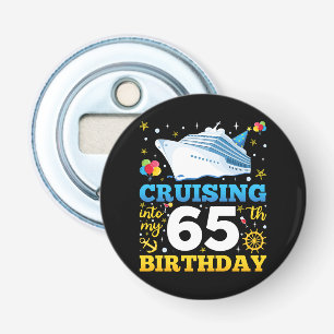 Cruising Into My 65 Birthday Party Bottle Opener