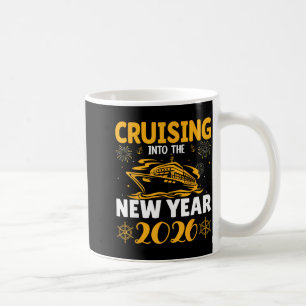 Cruising Into New Year 2026 Family Cruise Matching Coffee Mug