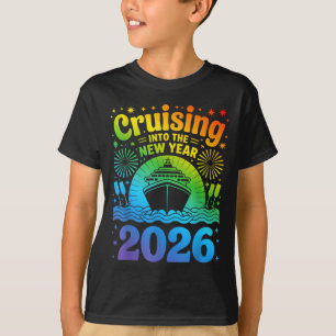 Cruising Into New Year 2026 Lgbtq Pride Cruise Cel T-Shirt