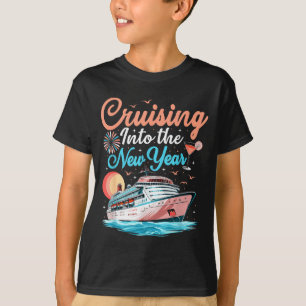 Cruising Into New Years Eve Party Countdown Happy  T-Shirt