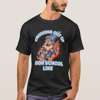 Cruising Into Out of High School Like for Teen Boy T-Shirt