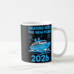 Cruising Into The New Year 2026 Celebration  Coffee Mug