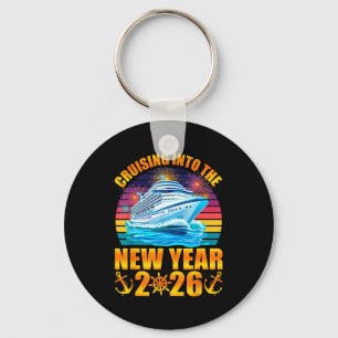 Cruising Into The New Year 2026 Cruise New Years E Keychain