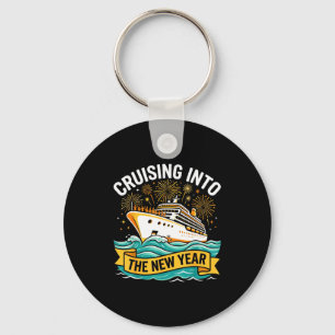 Cruising Into The New Year 2026 Cruise Squad  Keychain