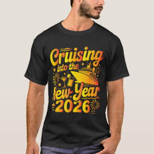 Cruising Into The New Year 2026 Family Cruise Vaca T-Shirt