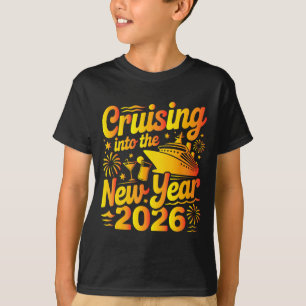 Cruising Into The New Year 2026 Family Cruise Vaca T-Shirt