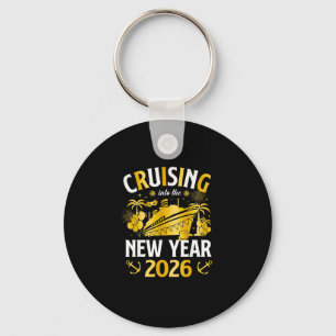 Cruising Into The New Year 2026 Happy New Year Fam Keychain