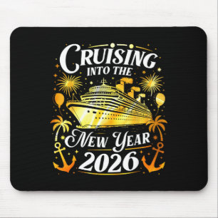 Cruising Into The New Year 2026 Happy New Year Fam Mouse Pad