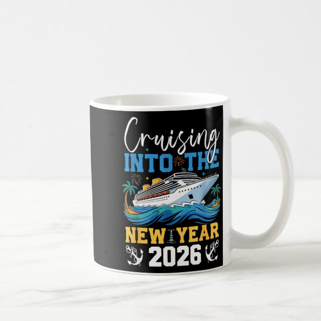 Cruising Into The New Year 2026 Matching Family Ho Coffee Mug (Right)