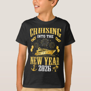 Cruising Into The New Year 2026 New Year Eve Famil T-Shirt