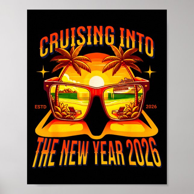 Cruising Into The New Year 2026  Poster (Front)