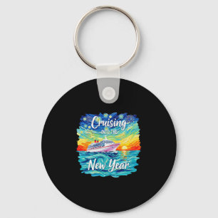 Cruising Into The New Year 2026 Vacation Party Fam Keychain